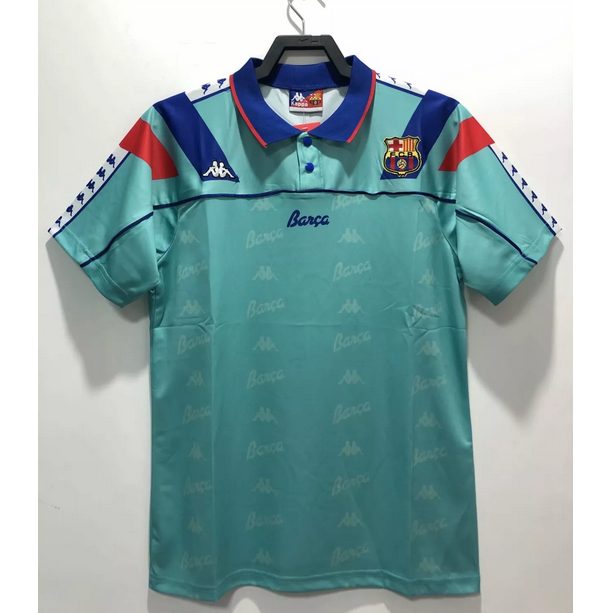 1992-95 Barcelona Retro Away Kit Soccer Jersey